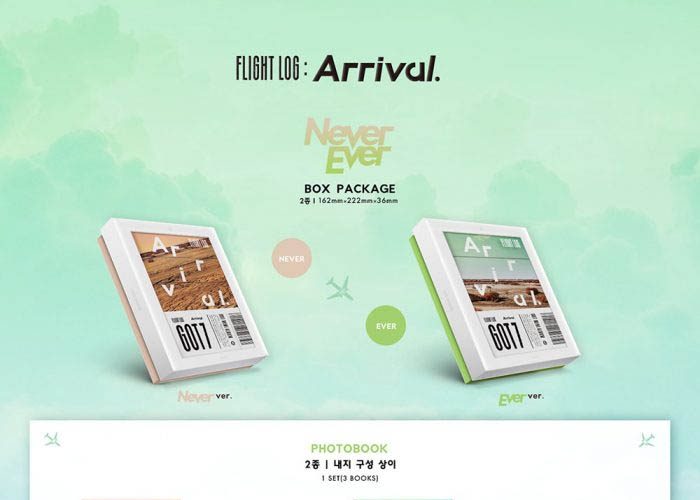 GOT7 Mini Album - Flight Log: ARRIVAL