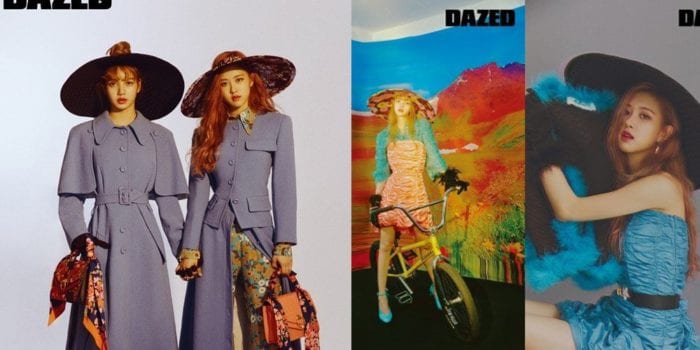 Журнал Dazed поделился снимками с фотосессии Розэ и Лисы (BLACKPINK)