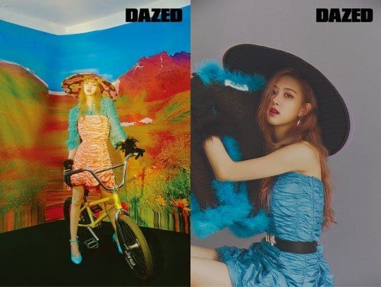 Журнал Dazed поделился снимками с фотосессии Розэ и Лисы (BLACKPINK)