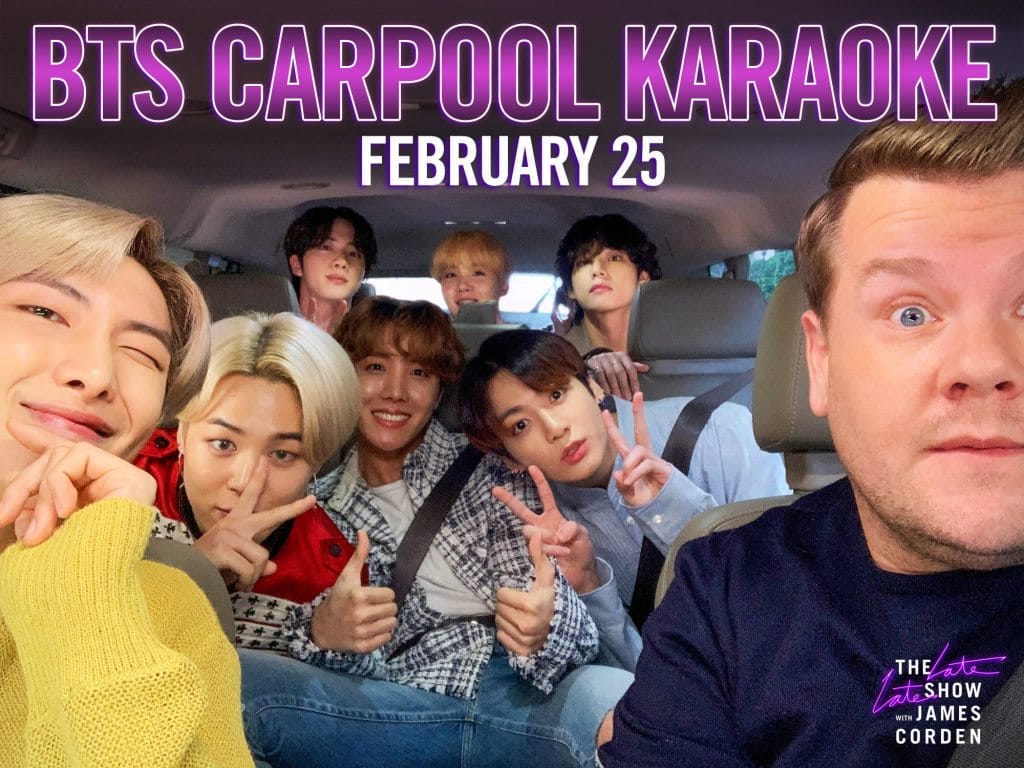 BTS появятся на Carpool Karaoke - YesAsia.ru