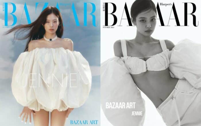 Дженни из BLACKPINK украшает обложки Harper's Bazaar Korea в образах от Jacquesmus