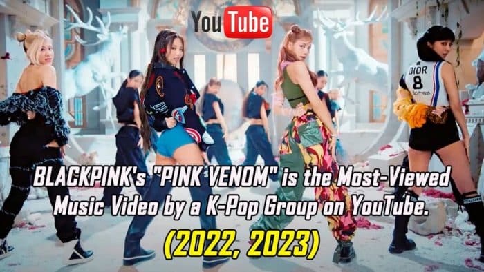 «PINK VENOM» BLACKPINK стал самым просматриваемым клипом K-Pop группы в 2023 году