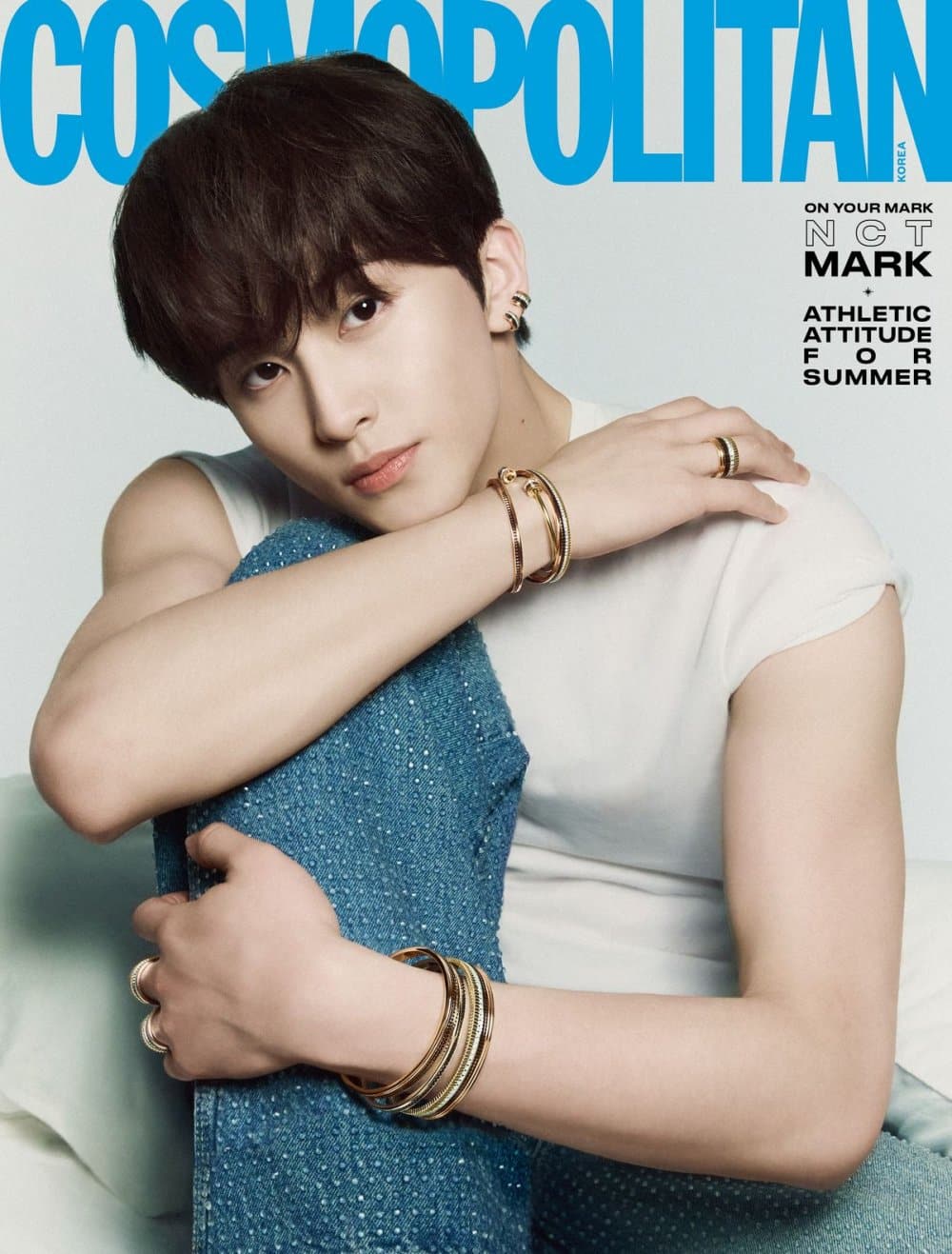 Марк из NCT на обложке июньского номера Cosmopolitan Korea