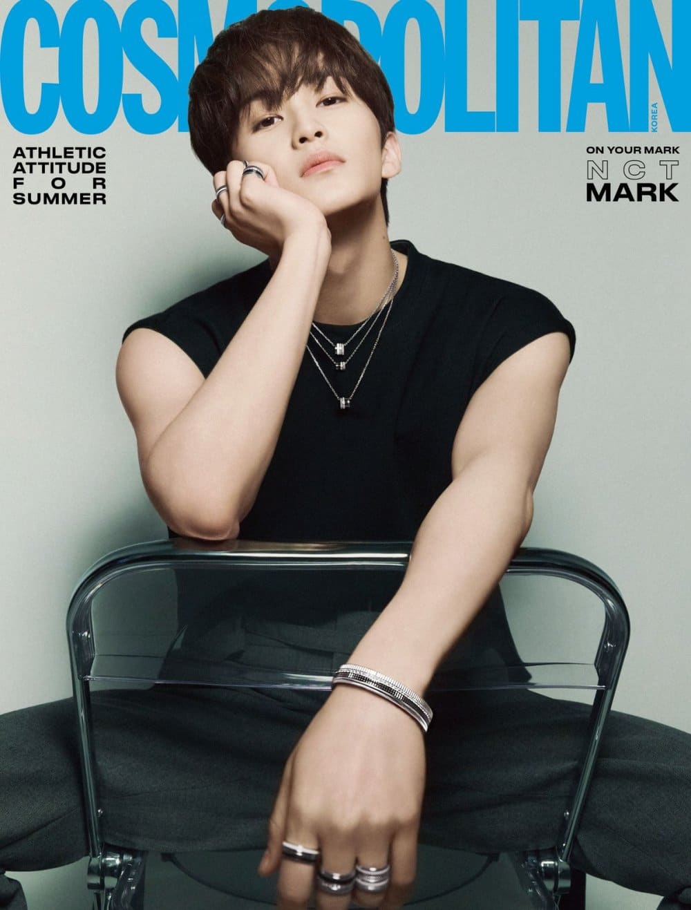 Марк из NCT на обложке июньского номера Cosmopolitan Korea