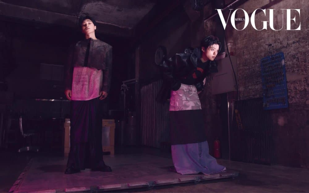 [Интервью] Сан и Уён из ATEEZ для Vogue: «Забавно это говорить, но тогда мы были действительно безбашенными...»