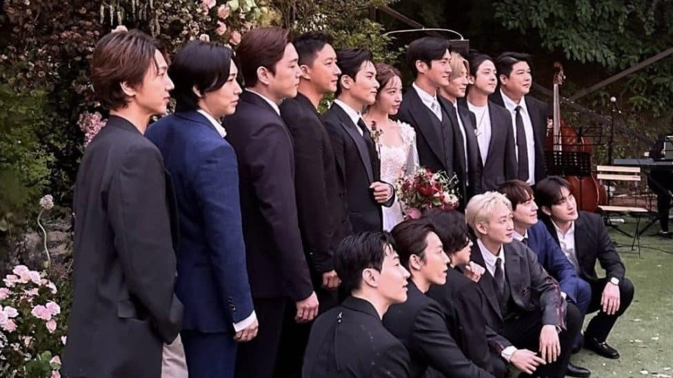 Super Junior в полном составе посетили свадьбу Рёука