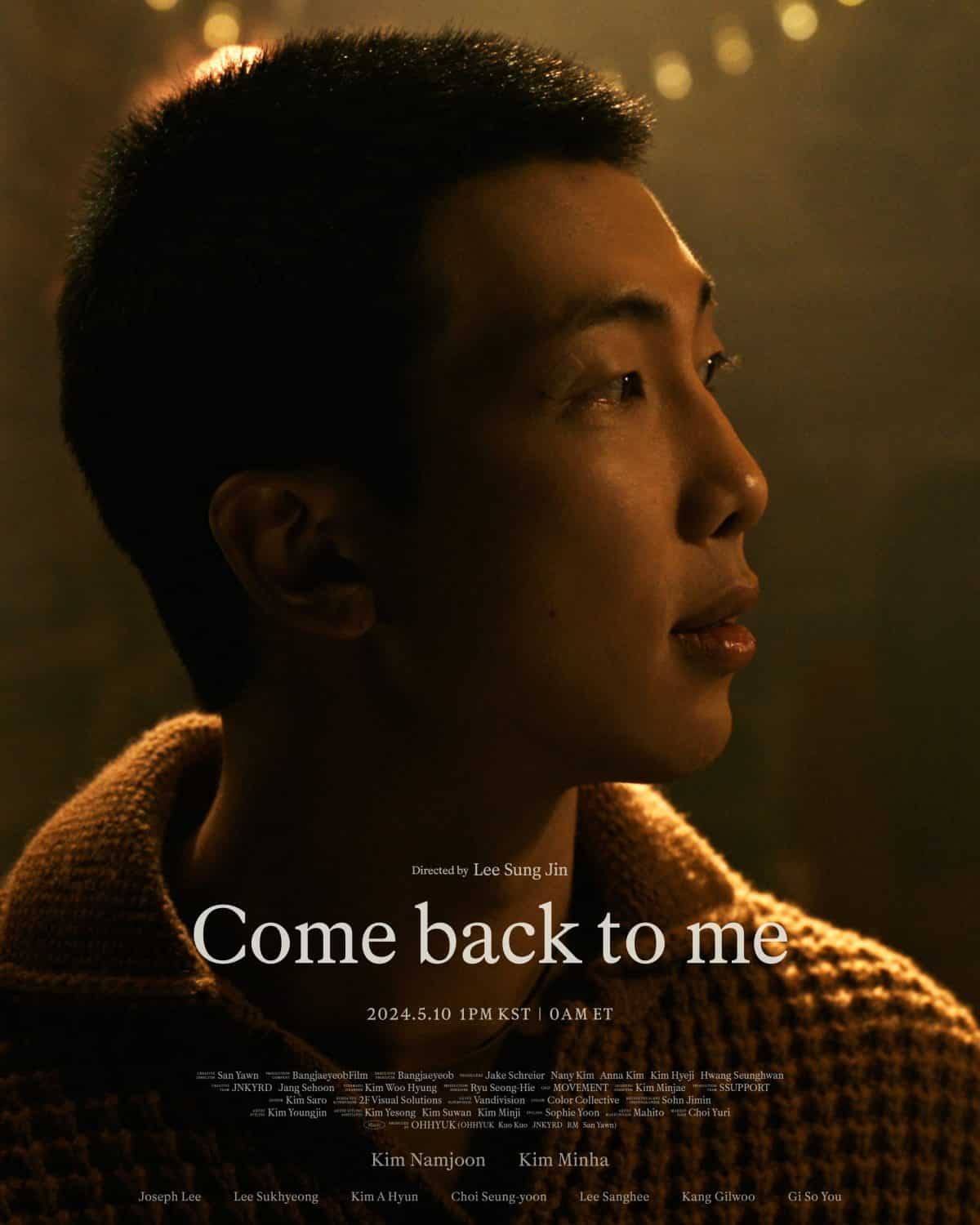 Режиссёр Ли Сон Джин испугался, что его могут депортировать из-за того, что он поранил глаз RM из BTS на съёмках "Come Back to Me"