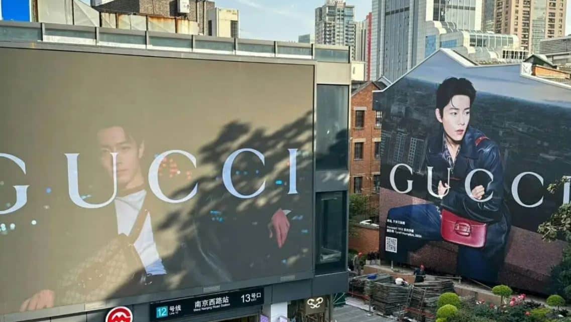 Сяо Чжань в глобальной рекламной акции GUCCI