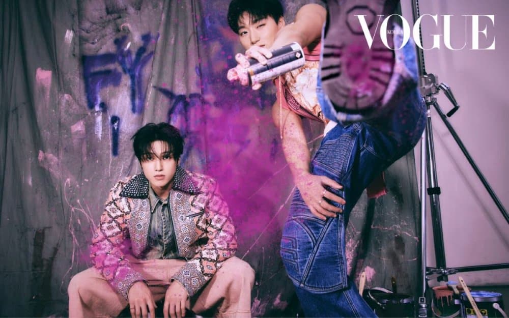 [Интервью] Сан и Уён из ATEEZ для Vogue: «Забавно это говорить, но тогда мы были действительно безбашенными...»