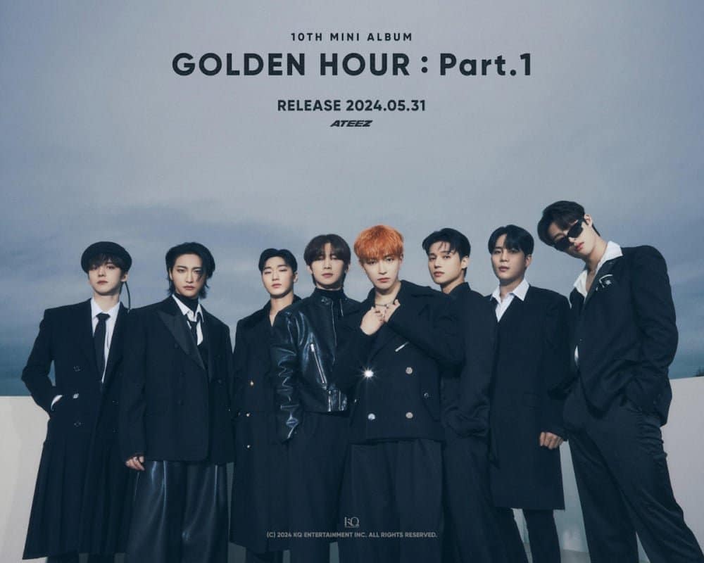 ATEEZ готовятся «работать» в стильных четвертых концепт-фото для альбома 'Golden Hour : Part. 1'
