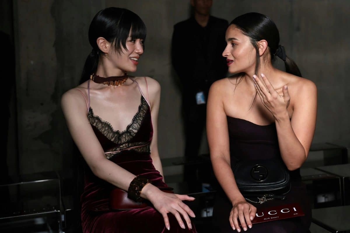 Азиатские знаменитости на круизном показе Gucci 2025 в Лондоне