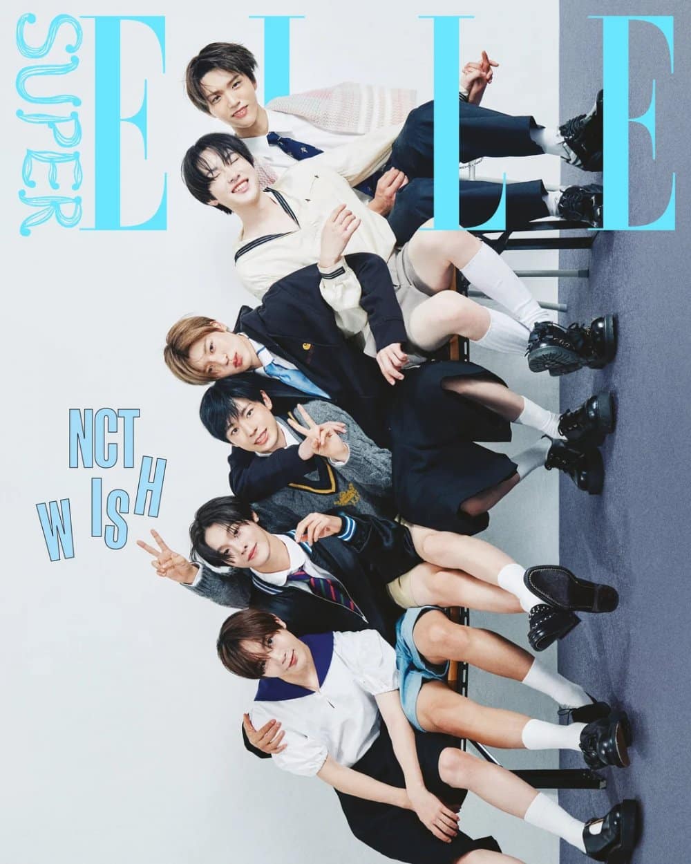 NCT WISH демонстрируют юношеское обаяние в июльском номере Elle Korea