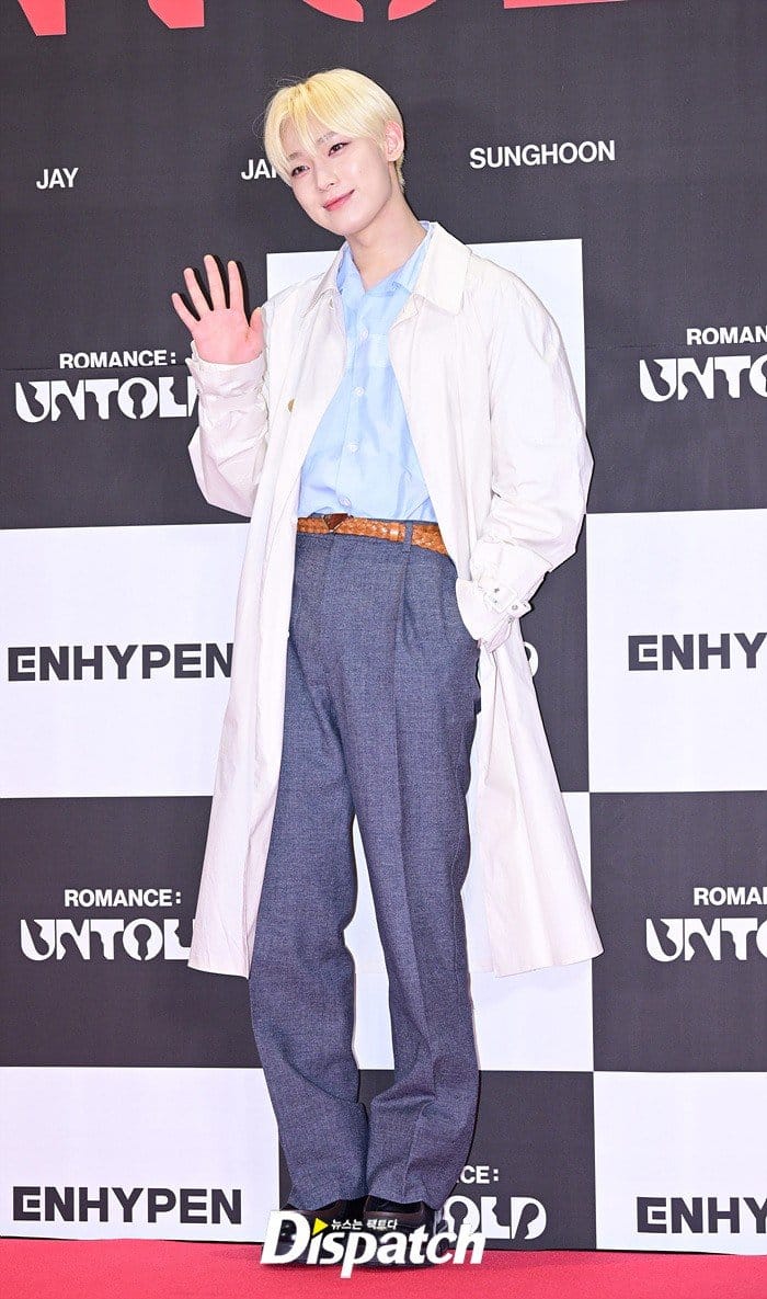 ENHYPEN на премьере концептуального фильма "UNTOLD" по предстоящему альбому