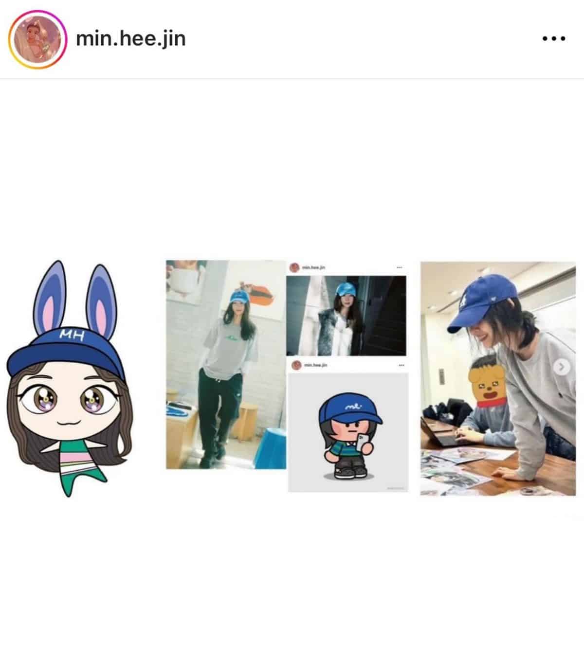 Мин Хи Джин получила трогательный рисунок персонажа от художника Такаши Мураками