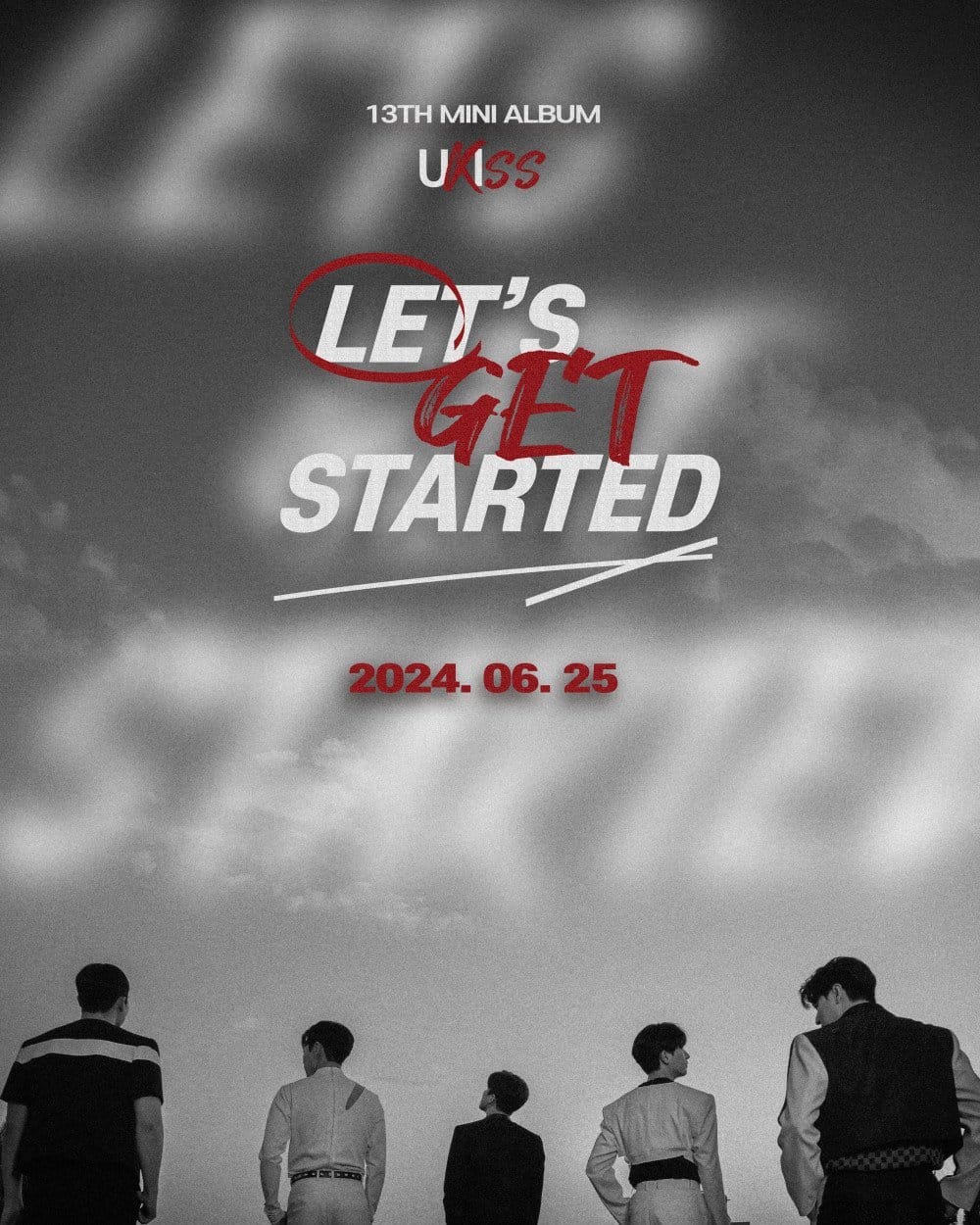 U-KISS выпустили интригующий постер долгожданного камбэка с 'Let's Get Started'