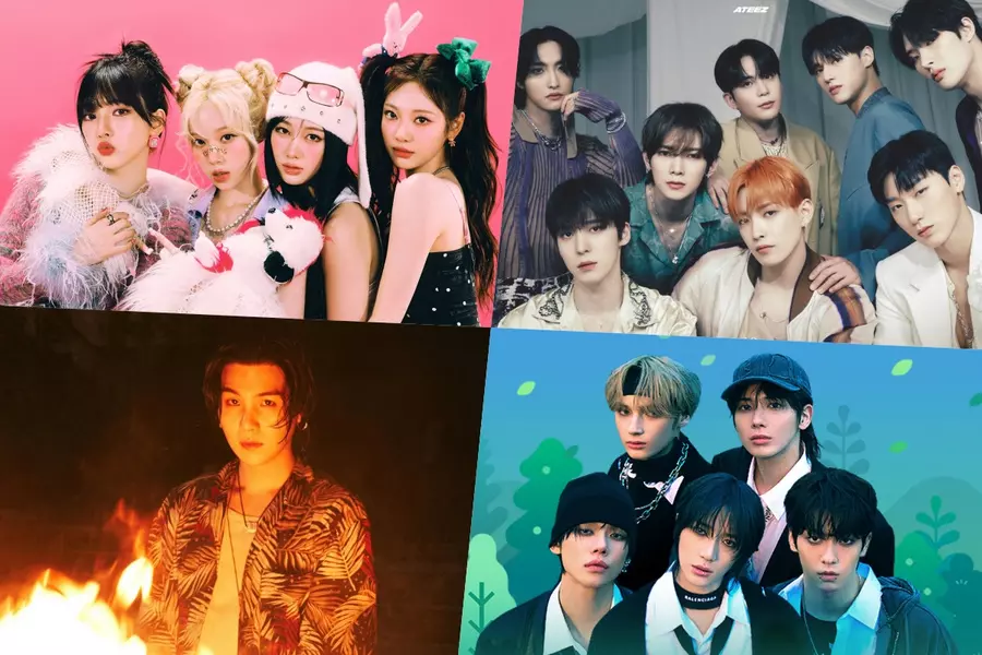 aespa, ATEEZ, Шуга из BTS, TXT, Наён из TWICE, SEVENTEEN и другие заняли высокие места в Billboard World Albums