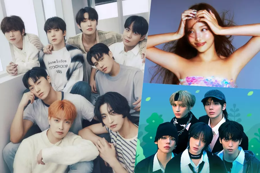 ATEEZ, Наён из TWICE, TXT, SEVENTEEN, ILLIT, BTS и другие занимают ...