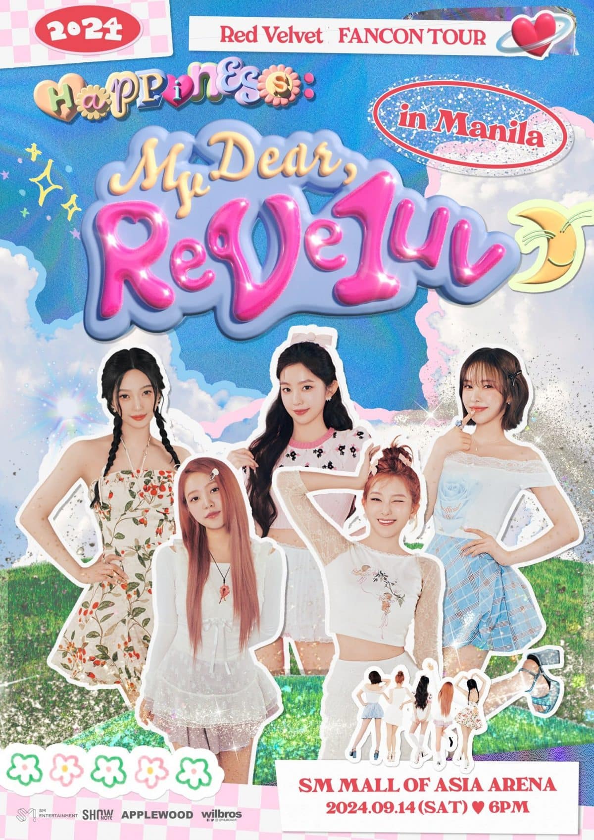 Red Velvet выступят в Маниле с программой 'HAPPINESS: My Dear, ReVe1uv' в сентябре