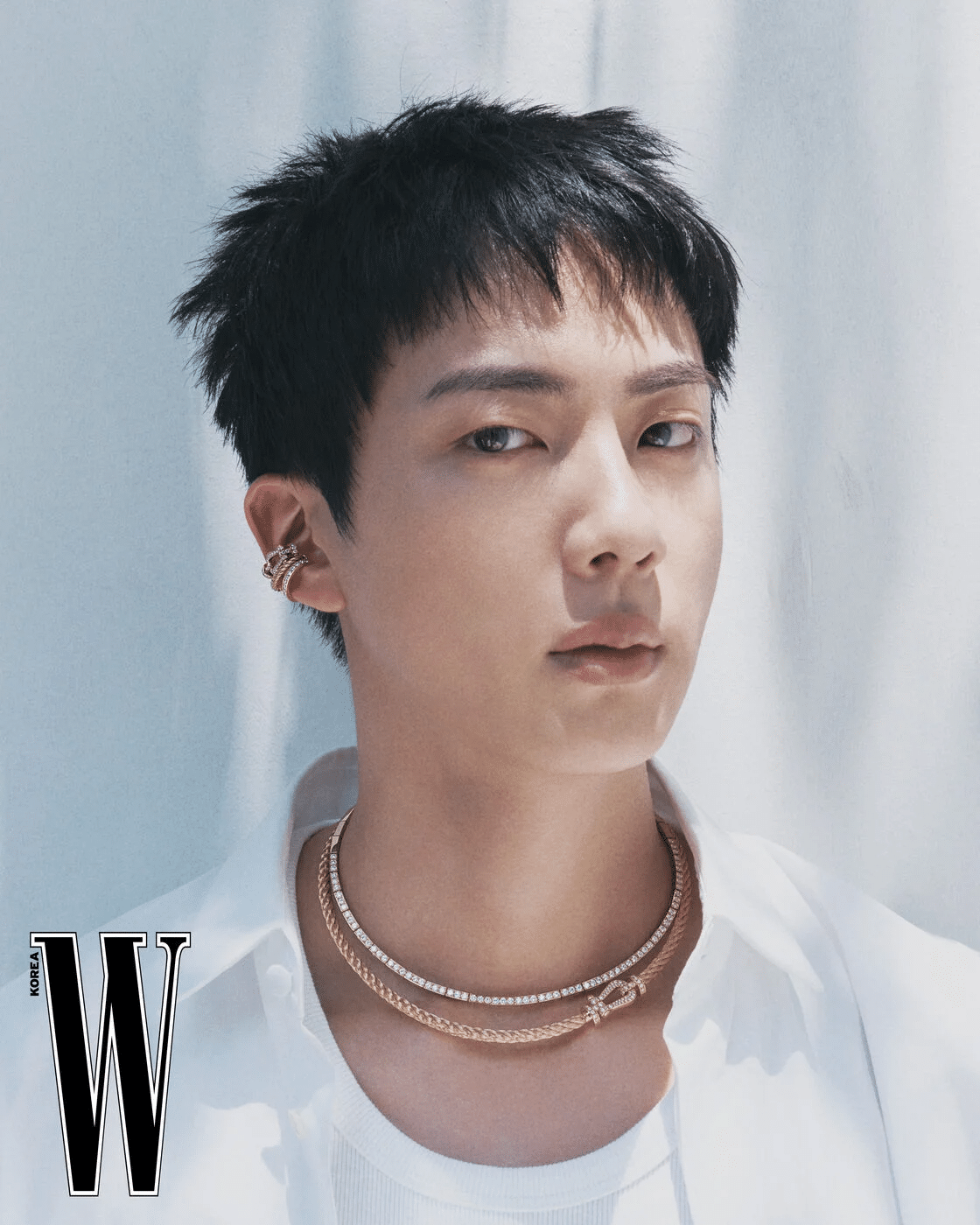 Как летний сон: Джин из BTS в W Korea