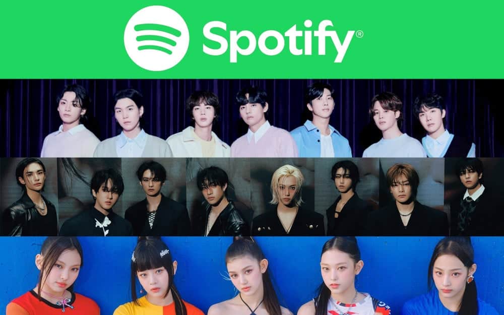 Топ-5 самых прослушиваемых K-pop артистов на Spotify в первой половине 2024 года