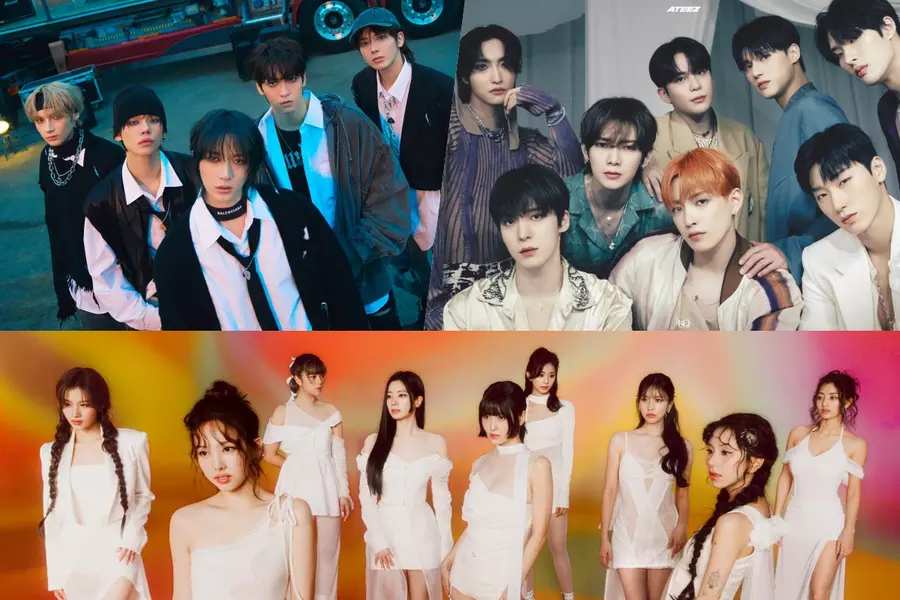 TXT, ATEEZ и TWICE — единственные корейские артисты, попавшие в «Топ-10 самых продаваемых альбомов в США в 1-й половине 2024 года»