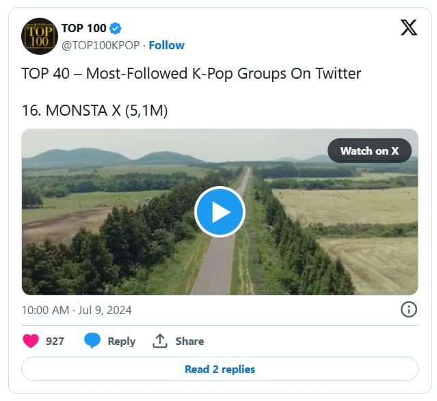 Топ-40 K-pop групп с наибольшим количеством подписчиков в X (Twitter): BTS, TXT, EXO и другие!