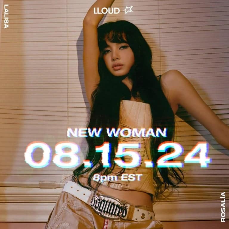 Новый трек Лисы из BLACKPINK «New Woman (feat. Rosalía)» возглавил чарты iTunes