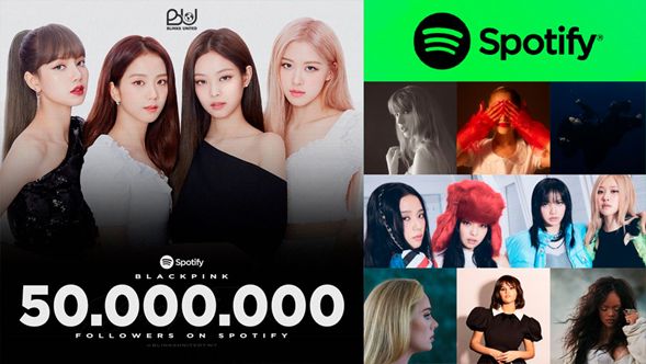 BLACKPINK стала первой женской группой, достигшей 50 миллионов подписчиков на Spotify