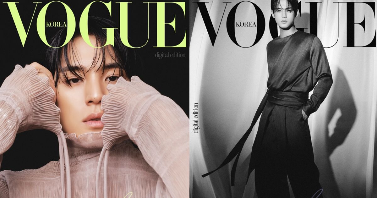 Мингю из SEVENTEEN украсил цифровую обложку Vogue Korea