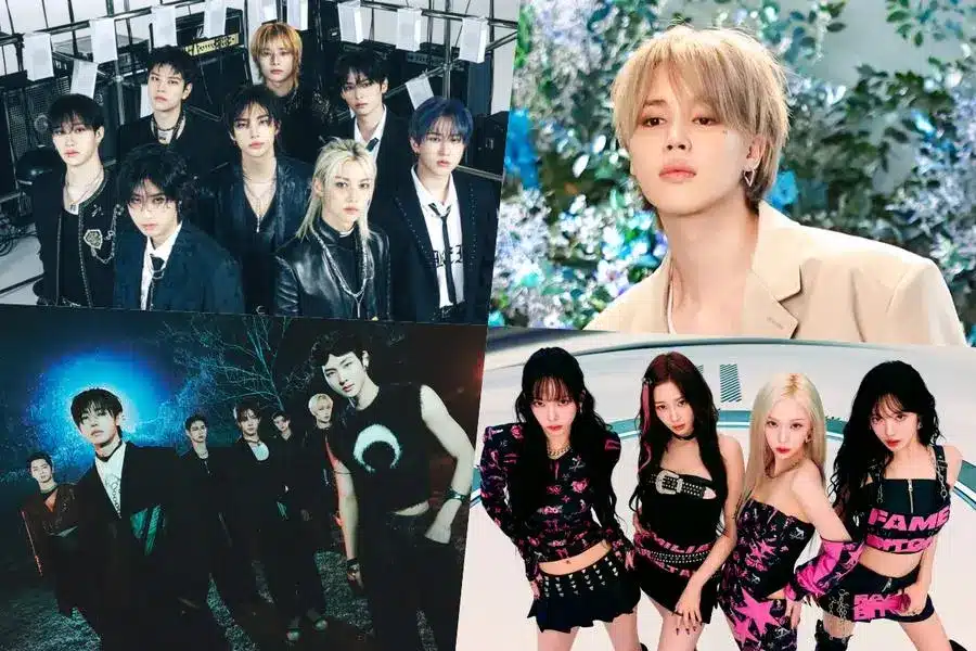 Stray Kids, Чимин из BTS, ENHYPEN, aespa, ATEEZ, NCT 127, SEVENTEEN, TXT и другие занимают высокие места в чарте Billboard World Albums