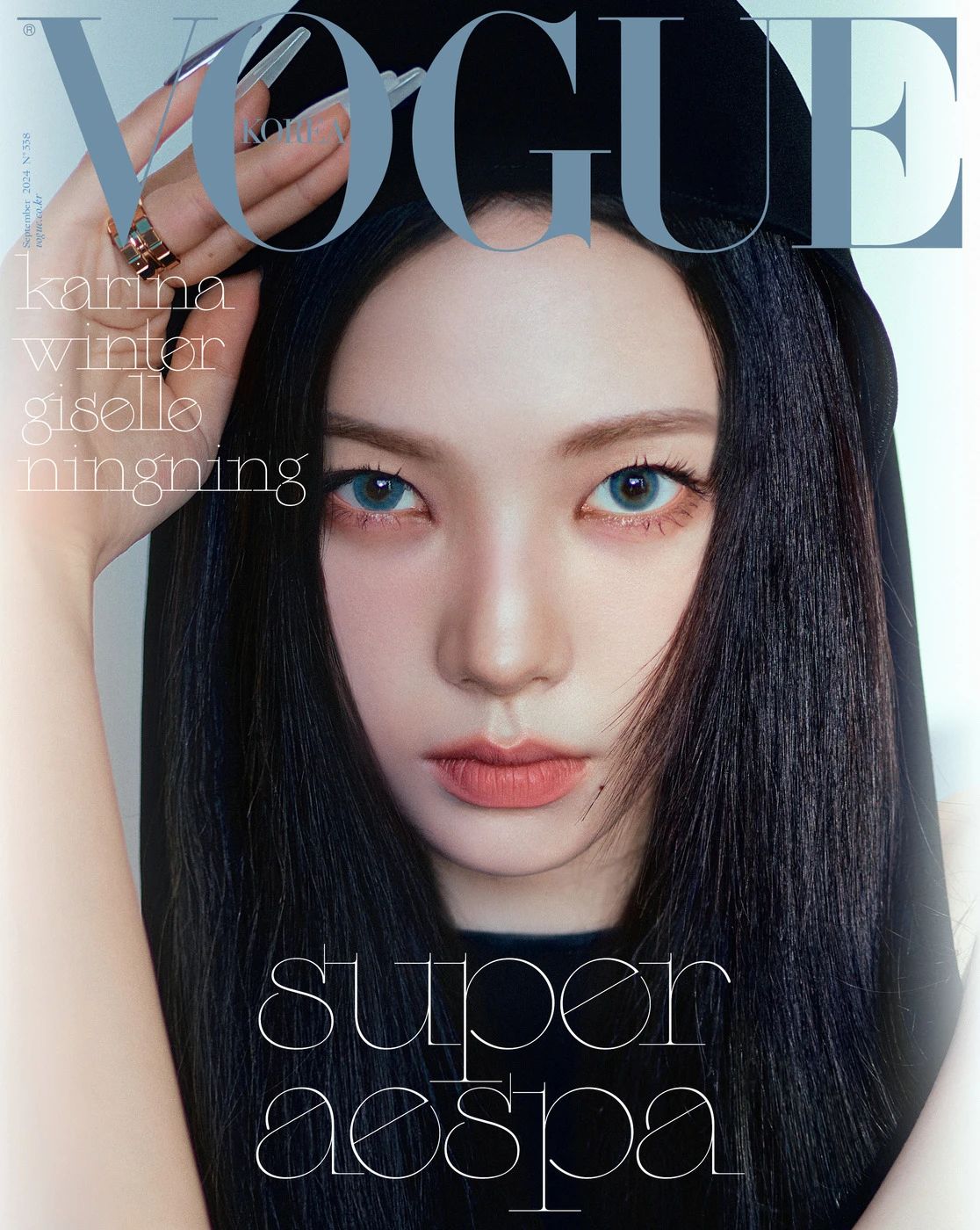 Неотразимые aespa на обложках сентябрьского номера Vogue Korea