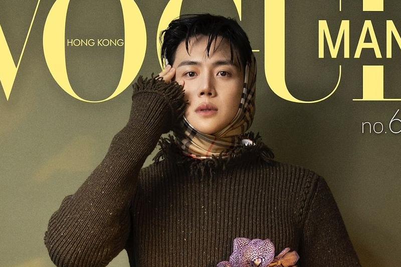 Ким Сон Хо снялся для цифровой обложки сентябрьского выпуска журнала Vogue Man Hong Kong