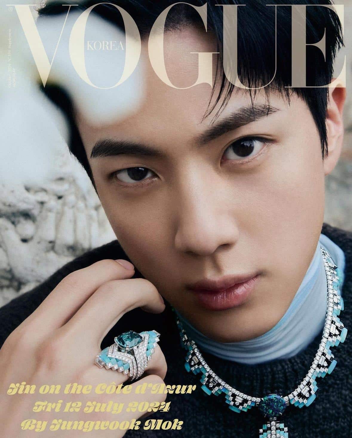 Джин из BTS украсил обложку Vogue Korea