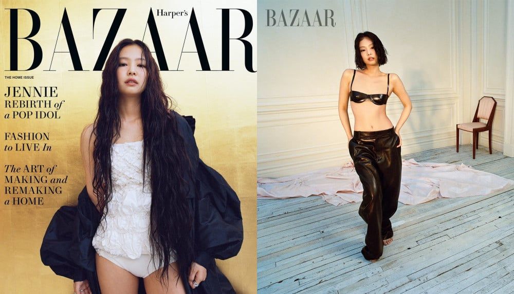 Дженни из BLACKPINK появилась на обложке Harper's Bazaar US, заворожив фанатов своей красотой