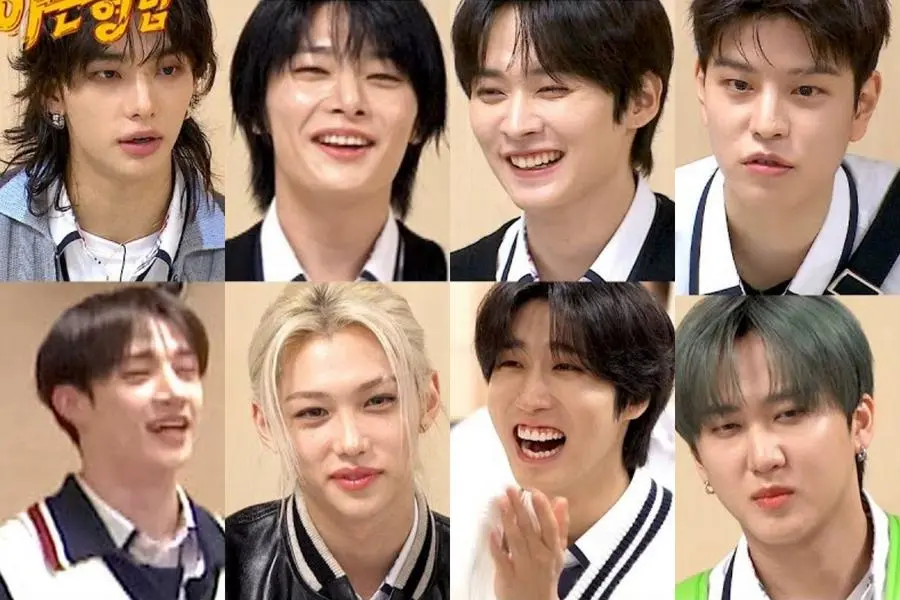 Хаотичные Stray Kids играют в игры на открытом воздухе в превью «Knowing Brothers»