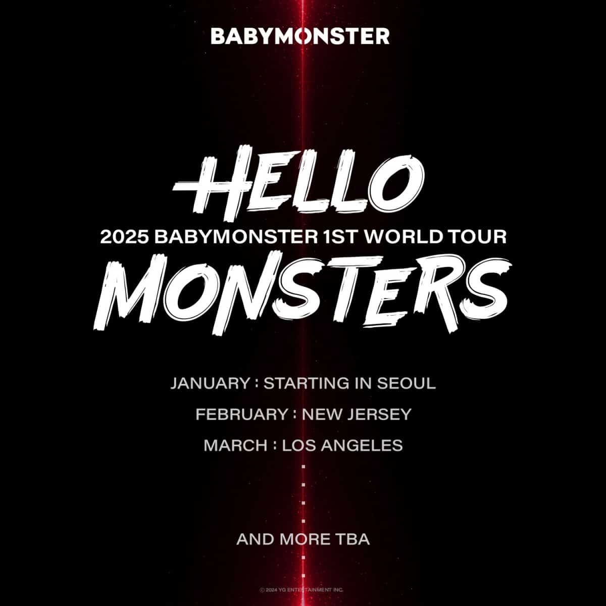 BABYMONSTER объявили о первом мировом туре «HELLO MONSTERS»