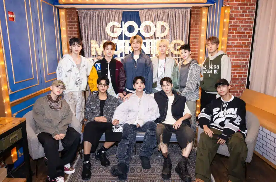 Выступление SEVENTEEN на американском шоу «Good Morning America» с новой песней